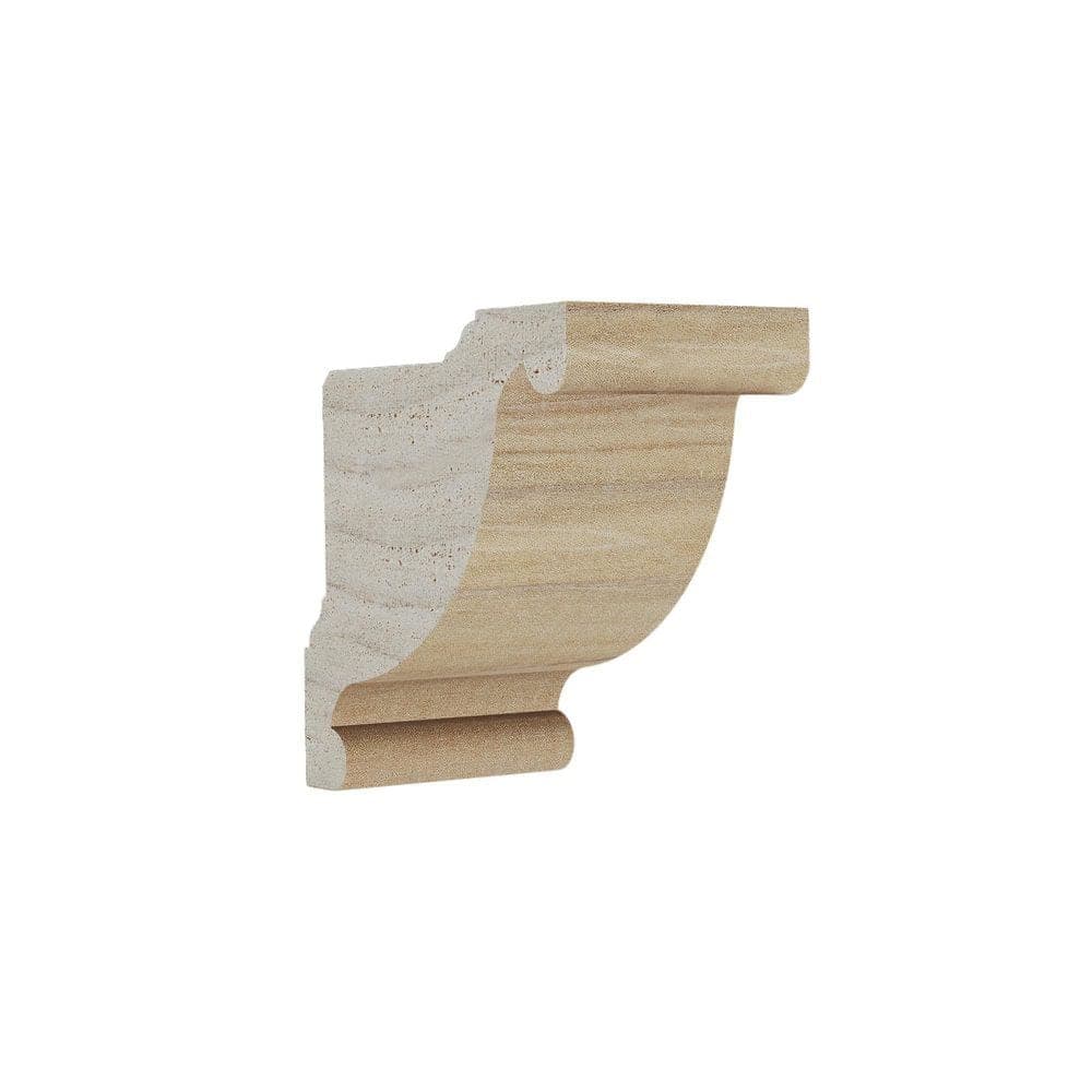 Ornamental Mouldings 1.5 in. D x. 75 in. W x 2 in. L Unfinished Poplar Wood Wexford Crown Dentil Block (1)