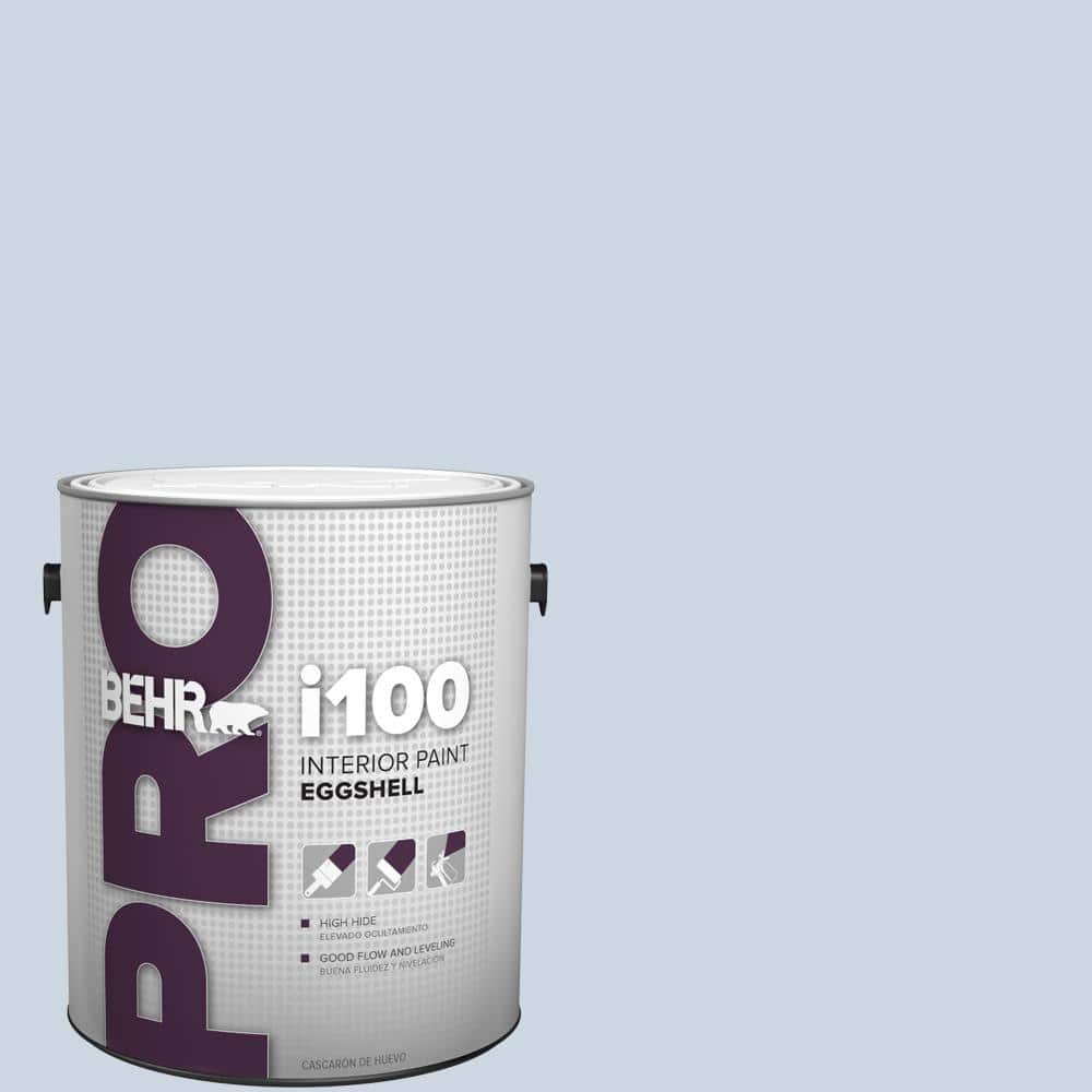 BEHR PRO 1 gal. #ICC-35 Blue Reflection Eggshell Interior Paint