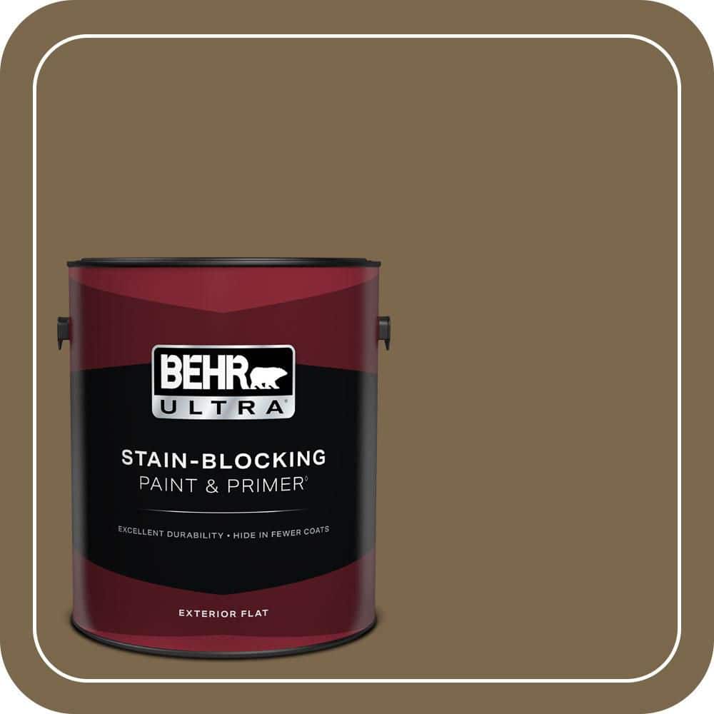 BEHR ULTRA 1 gal. #T14-6 Boho Flat Exterior Paint & Primer