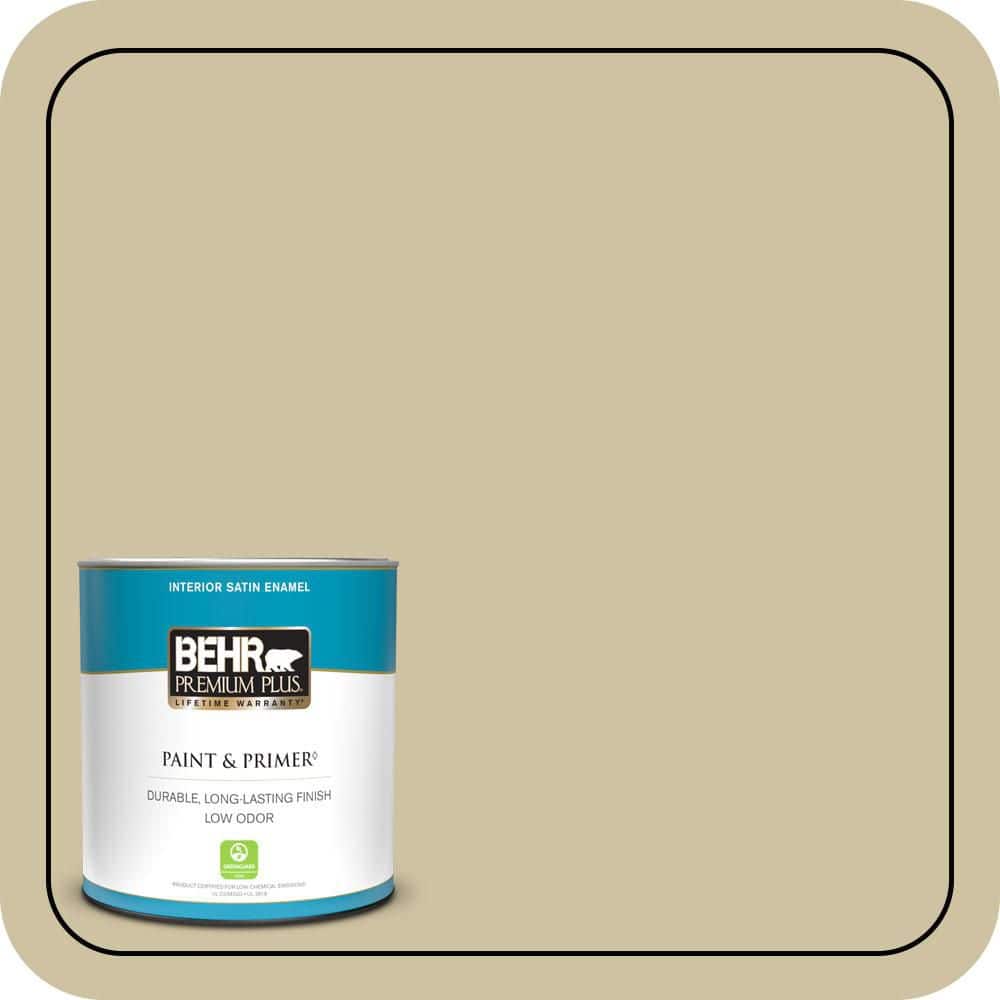BEHR PREMIUM PLUS #S330-3 Seasoned Salt Interior/Exterior Paint & Primer Color Sample (1)