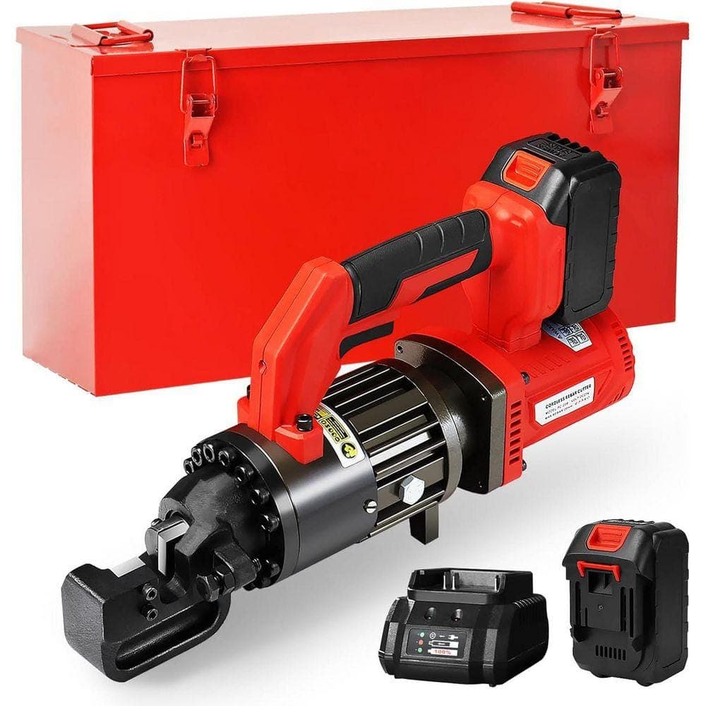 KIWDZFU Cordless Electric Hydraulic Rebar Cutter Portable Handheld Cutting Saw Li-ion Battery Version 4mm to 22 mm (1)