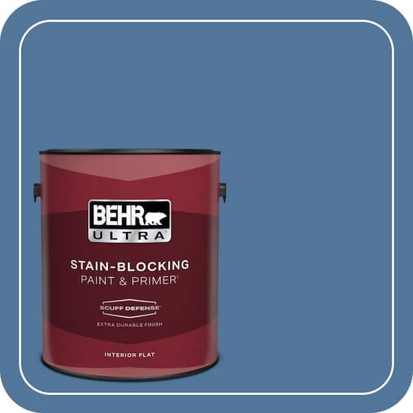 BEHR ULTRA 1 gal. #580D-6 Liberty Extra Durable Flat Interior Paint & Primer