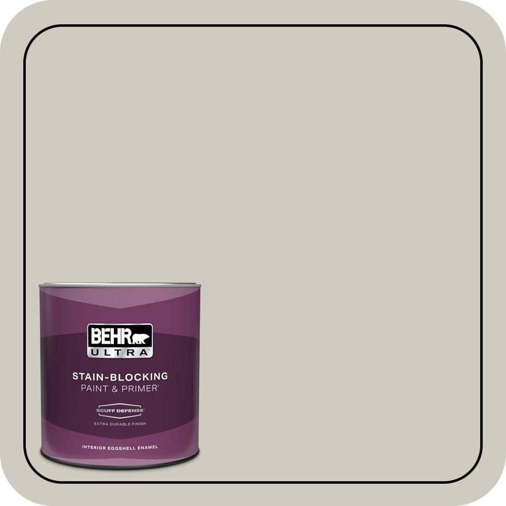 BEHR ULTRA 1 qt. Designer Collection #DC-007 Tranquil Gray Extra Durable Eggshell Enamel Interior Paint & Primer