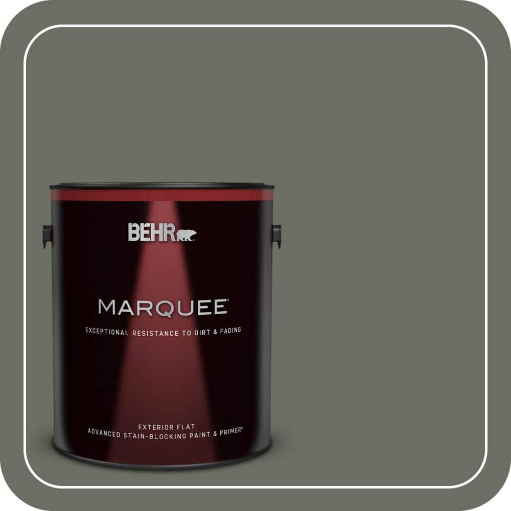 BEHR MARQUEE 1 gal. #N380-6 Bonsai Trunk Flat Exterior Paint & Primer