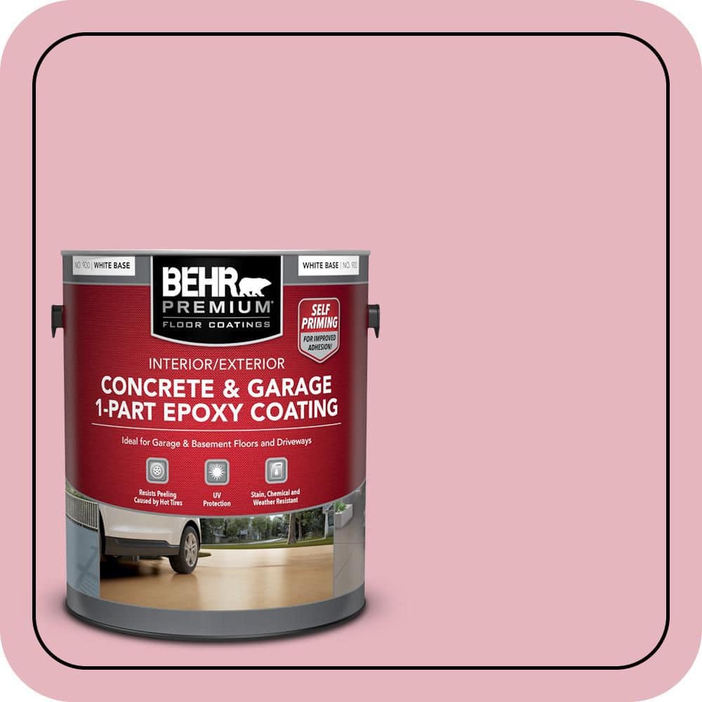 BEHR PREMIUM #M140-3 Self-Priming 1-Part Epoxy Satin Interior/Exterior Concrete and Garage Floor Paint (1)