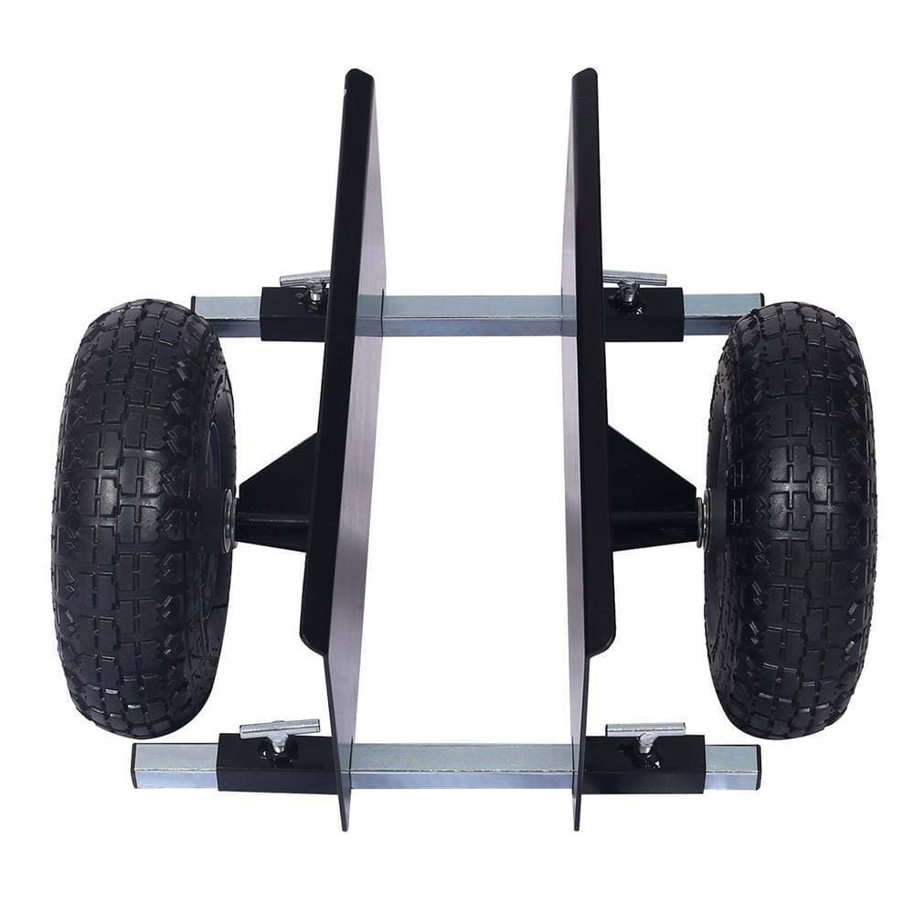Miscool Ami 600 lbs. 10 in. Pneumatic Wheels Panel Dolly in Black (2)