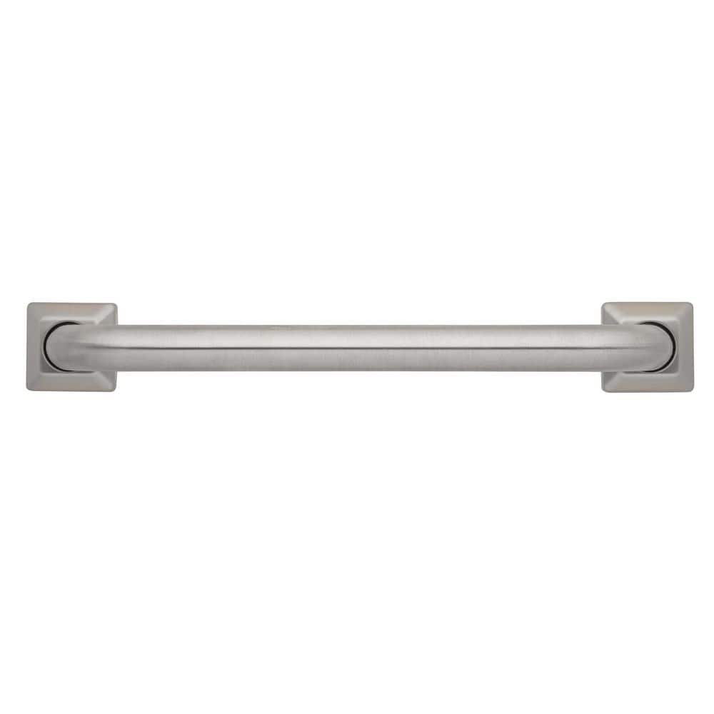 Glacier Bay 24 in. Concealed Screw Square Escutcheon Assist Bar in Brushed Stainless Steel (3)