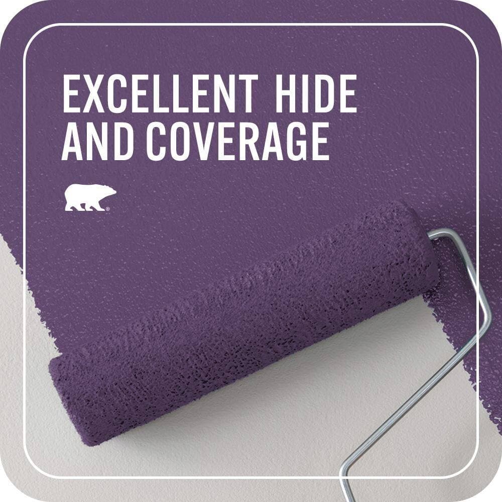 BEHR PREMIUM PLUS #S-G-670 Deep Violet Enamel Interior/Exterior Paint & Primer Color Sample (4)