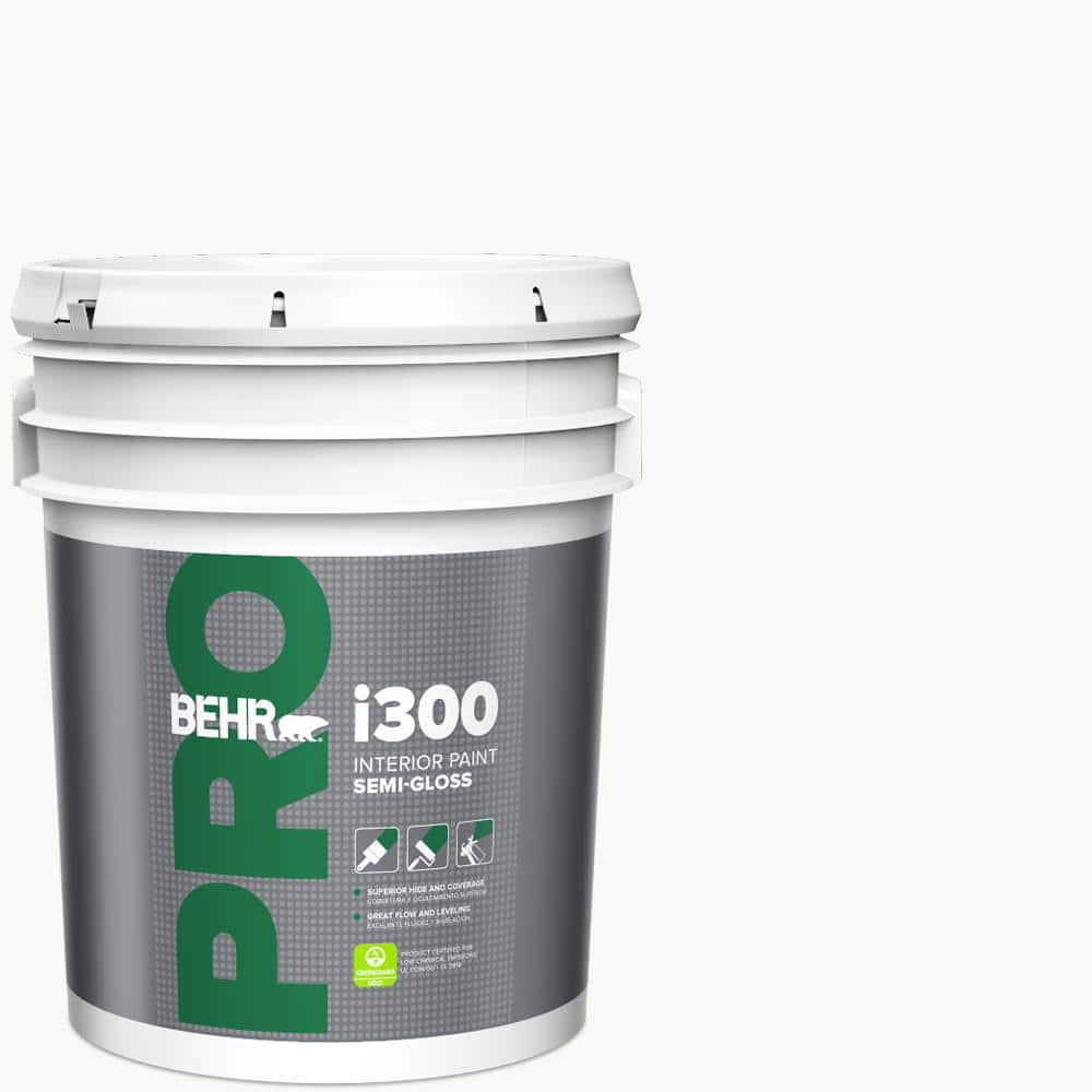 BEHR PRO 5 gal. #HDC-NT-04G Blanca Peak Semi-Gloss Interior Paint
