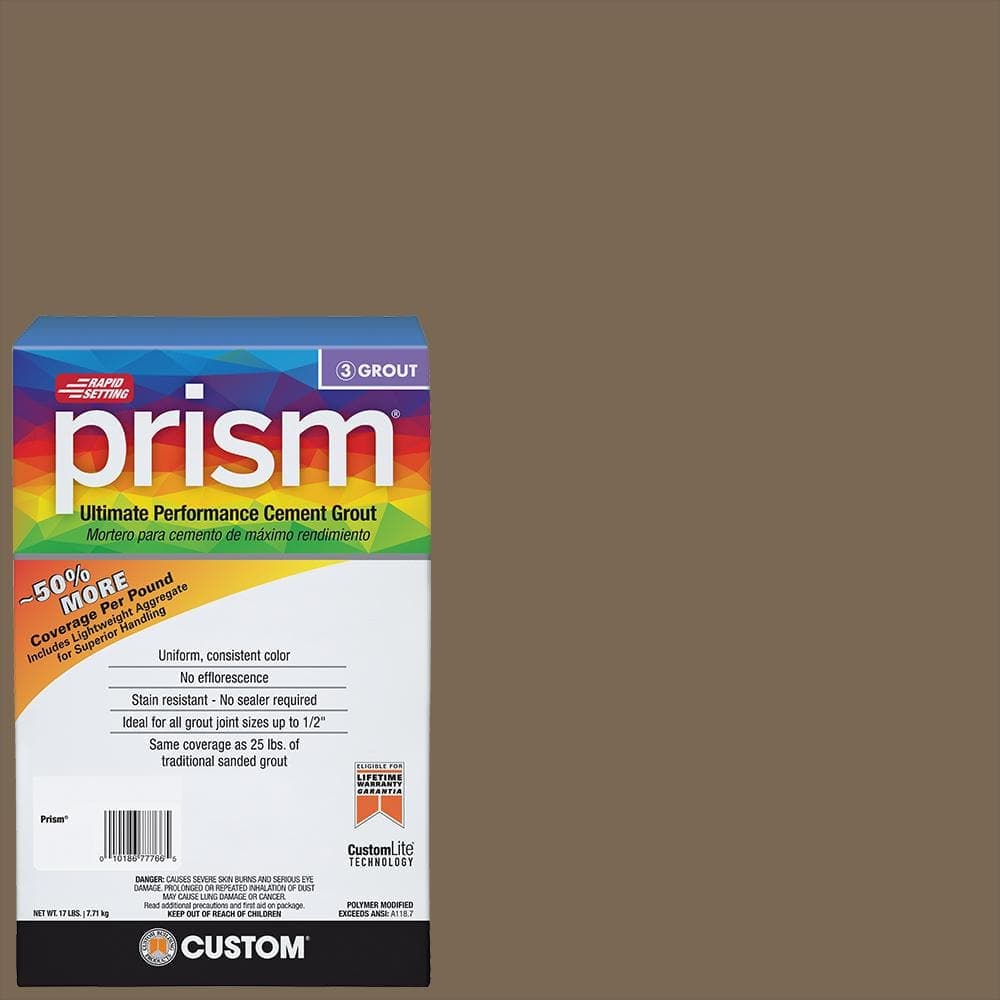 Custom Building Products Prism #59 Saddle Brown 17 lb. Ultimate Performance Grout (2)