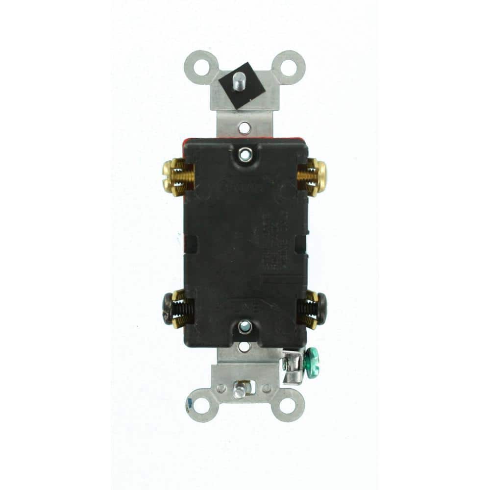 Leviton 20 Amp Industrial Grade Heavy Duty Double-Pole Locking Switch, 1222-2L (4)