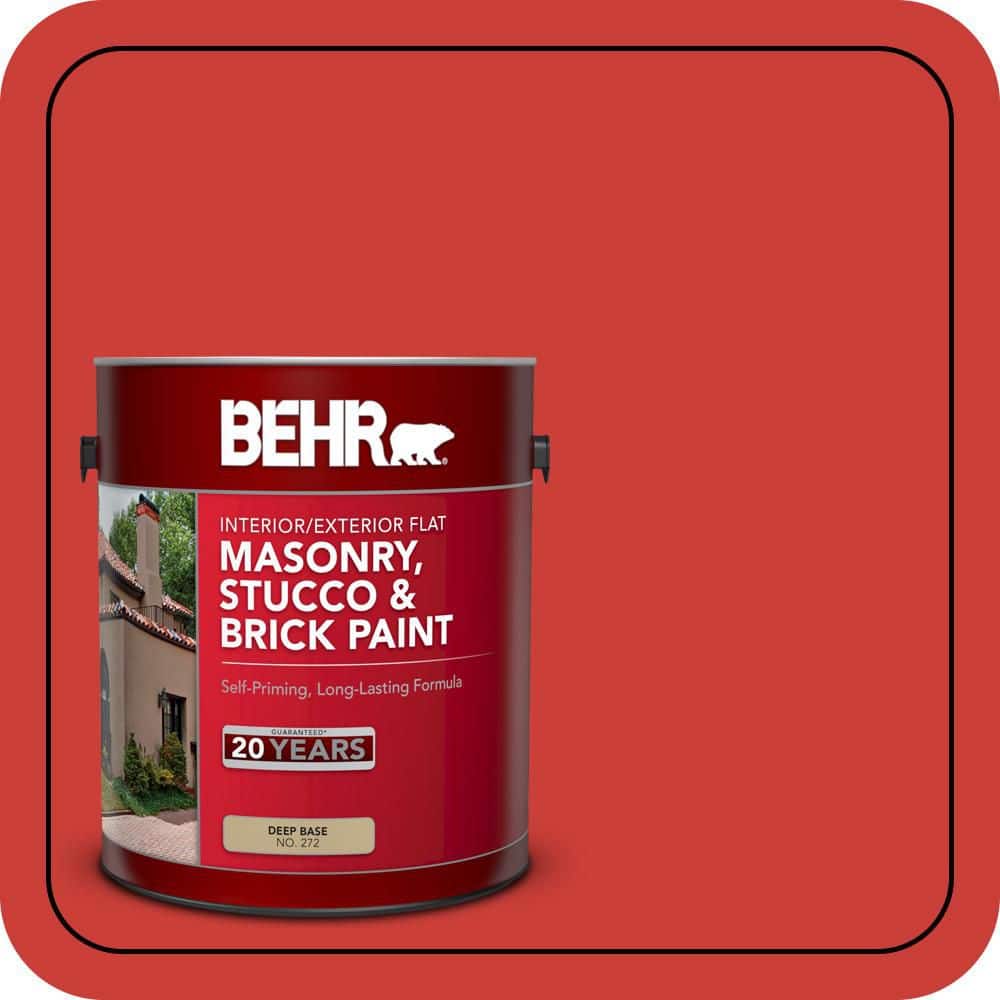 BEHR 1 gal. #P170-7 100 Mph Flat Interior/Exterior Masonry, Stucco and Brick Paint (1)