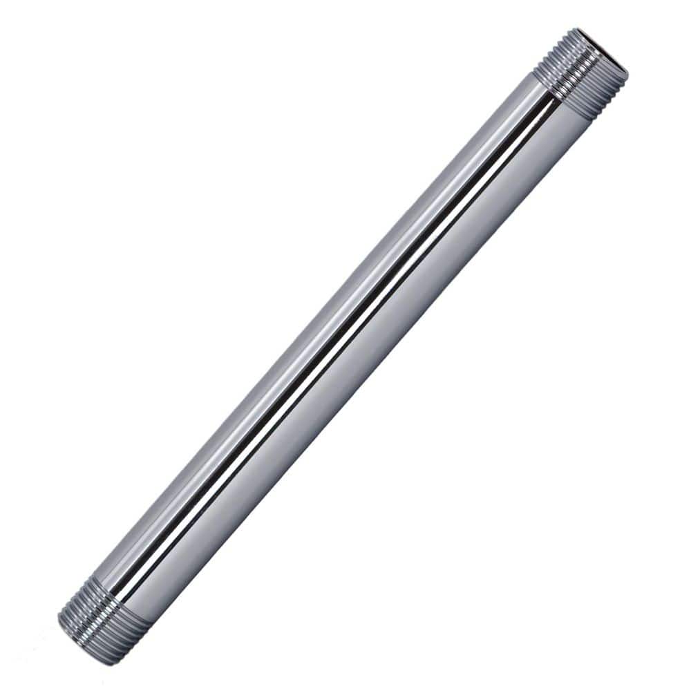 Westbrass 1/2 in. x 8 in. IPS Brass Pipe Nipple in Polished Chrome (1)