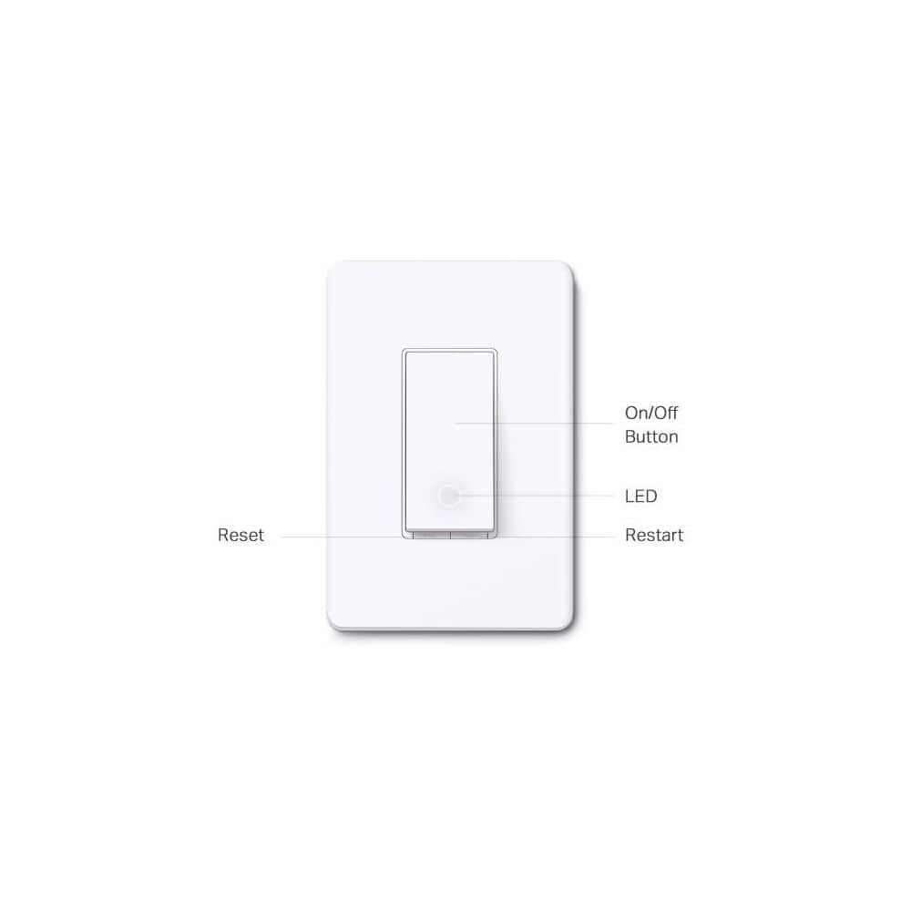 TP-LINK Tapo Smart Wi-Fi Light Switch with Matter, White (2)