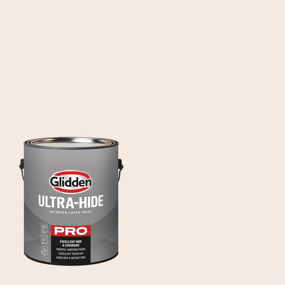 Glidden Ultra-Hide 1 gal. PPG1193-1 Scalloped Shell Satin Interior Paint