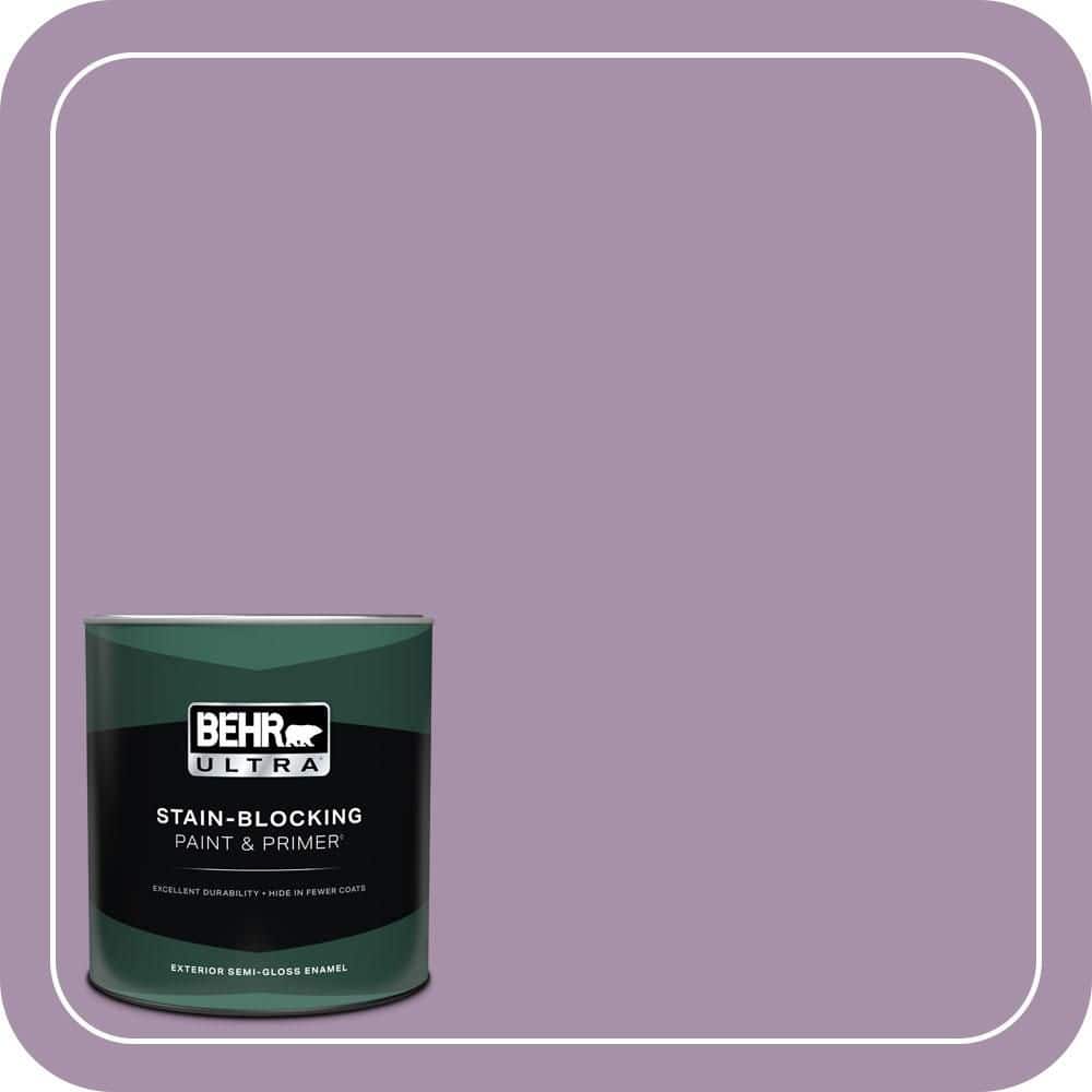 BEHR ULTRA 1 qt. #MQ5-33 Uptown Girl Semi-Gloss Enamel Exterior Paint & Primer