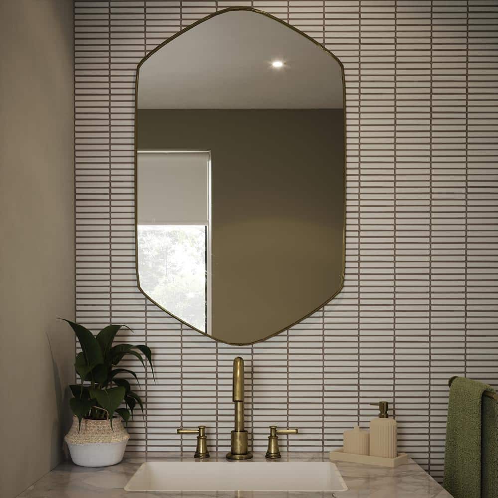 Jeffrey Court Century Kloud Off-White 12.5 in. x 11.625 in. Stack Matte Ceramic Wall and Floor Mosaic Tile (1 sq. ft./Each) (3)