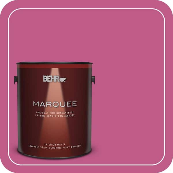 BEHR MARQUEE 1 gal. #P120-5 Beauty Queen Matte Interior Paint & Primer (2)
