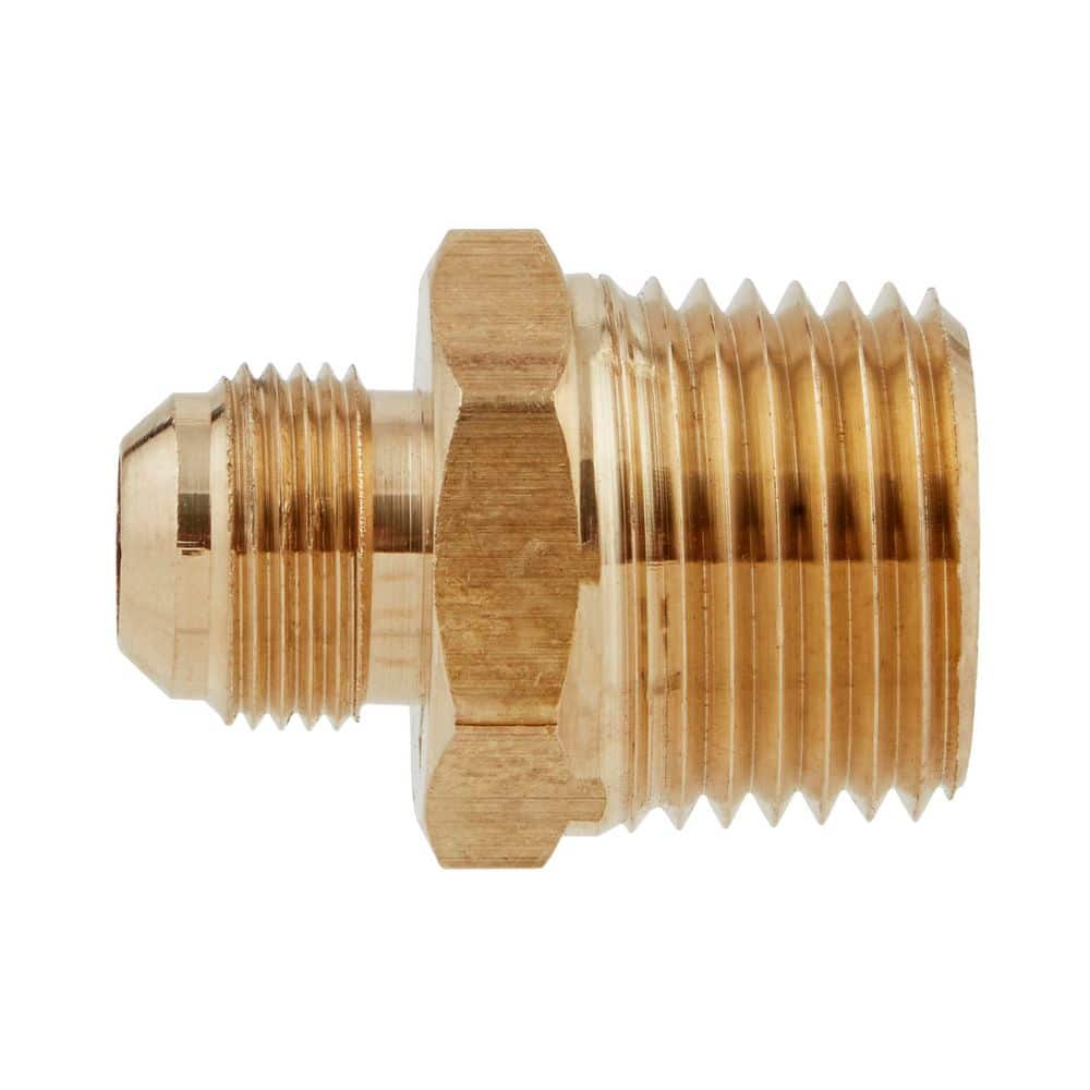 Everbilt 3/8 in. Flare x 1/2 in. MIP Brass Adapter Fitting (3)