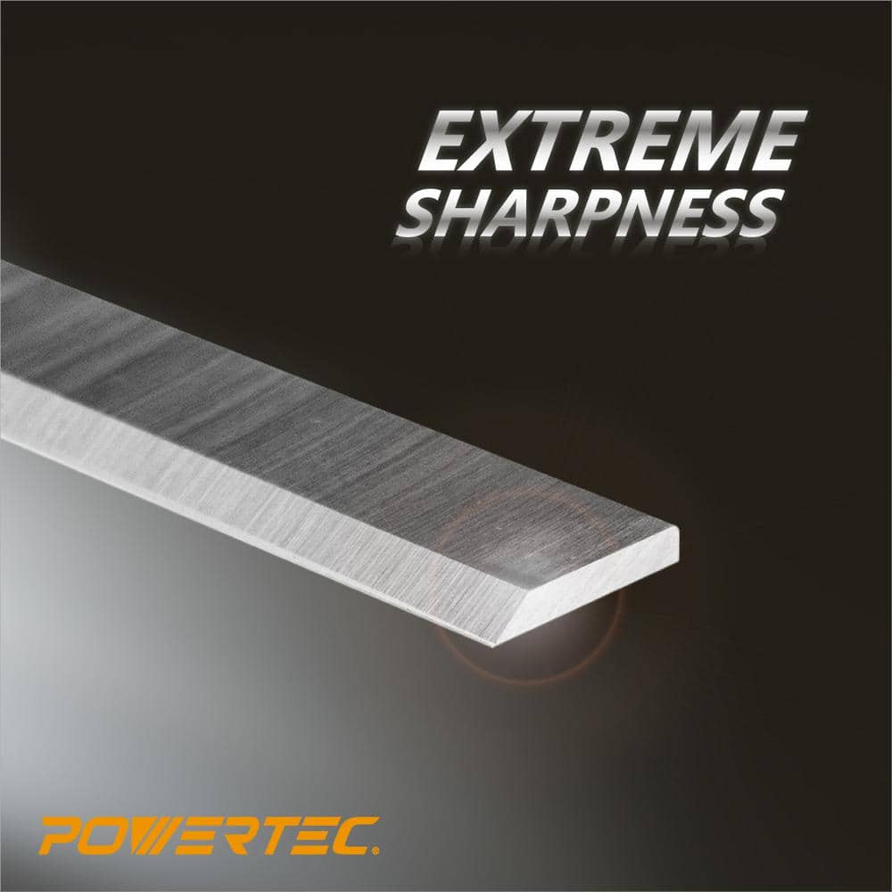 ‎POWERTEC 6 in. High-Speed Steel Jointer Knives for Delta 37-190 37-195 (Set of 3) (2)