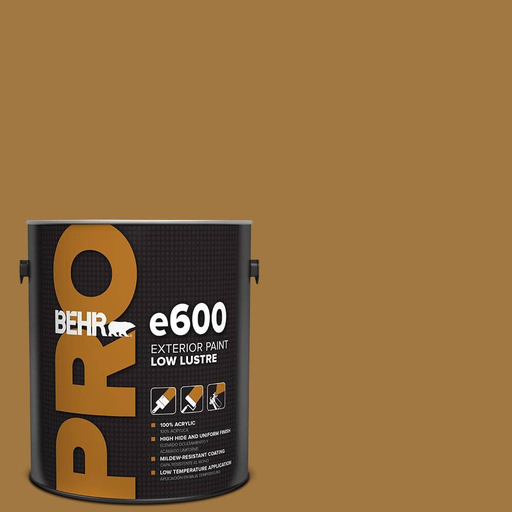 BEHR PRO 1 gal. #310F-6 Goldenrod Tea Low Luster Exterior Paint