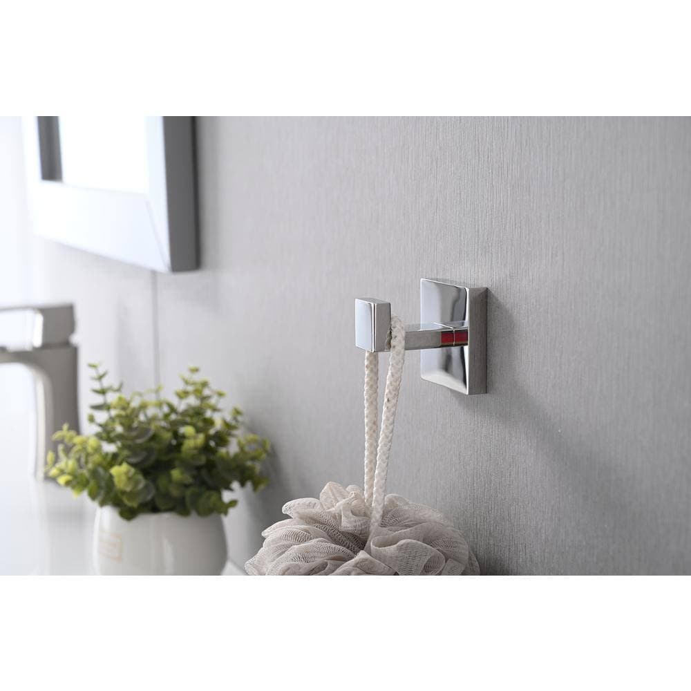 Flynama 8 -Piece Bath Hardware Set with Mounting Hardware in Chrome (2)