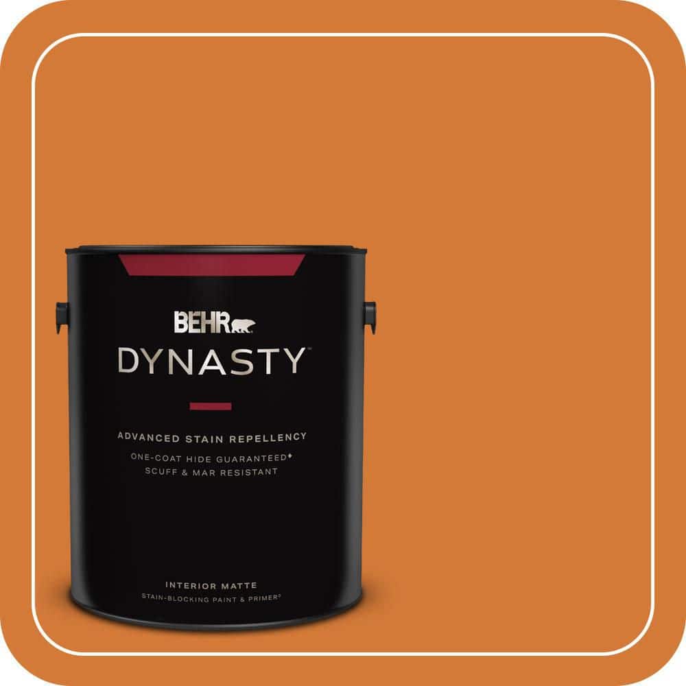 BEHR DYNASTY 1 gal. #T17-19 Fired Up Matte Interior Stain-Blocking Paint & Primer