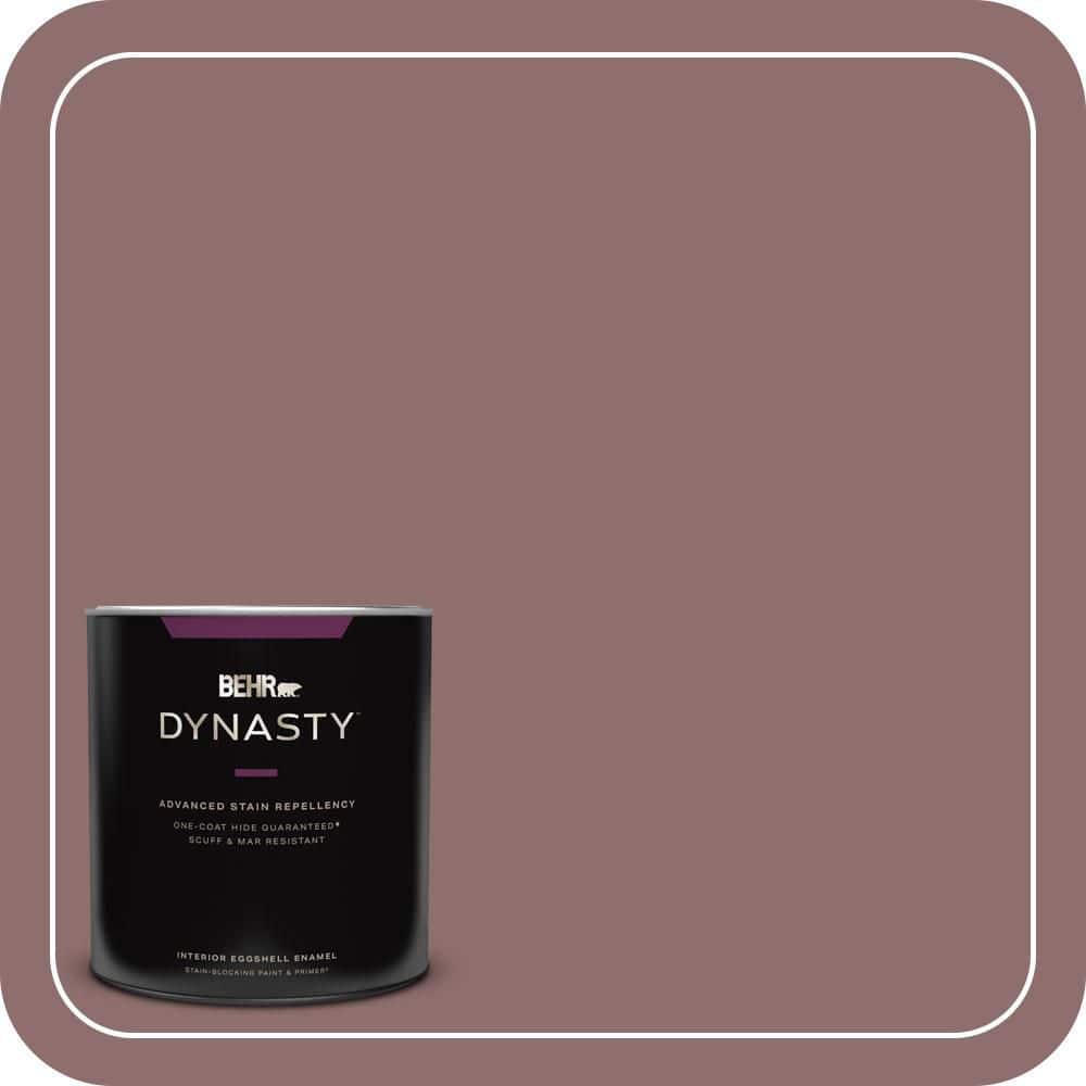 BEHR DYNASTY 1 qt. #MQ1-47 Touch of Class One-Coat Hide Eggshell Enamel Interior Stain-Blocking Paint and Primer