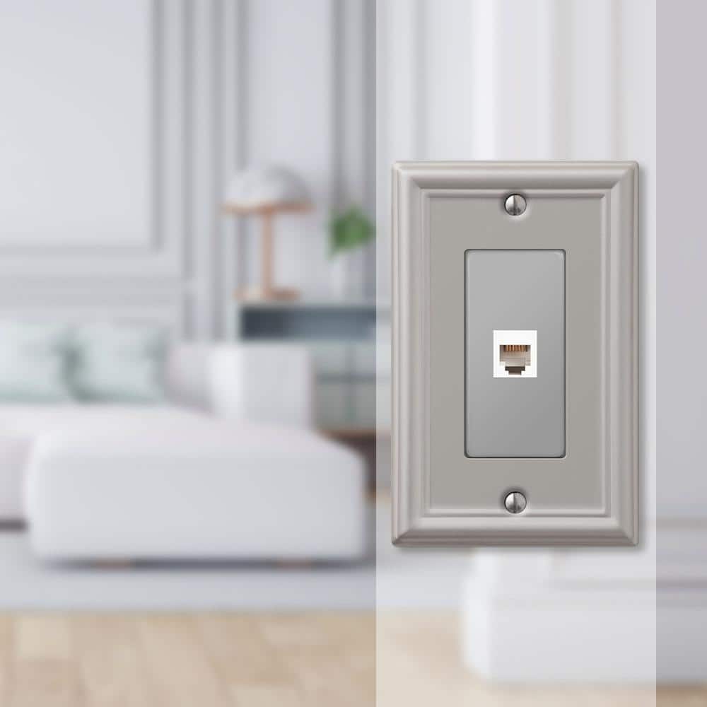 AMERELLE Ascher Gang Phone Steel Wall Plate (2)