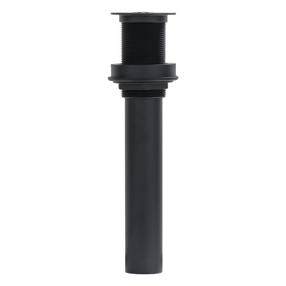Premier Copper Products 1.5 in. Non-Overflow Grid Bathroom Sink Drain - Matte Black (2)