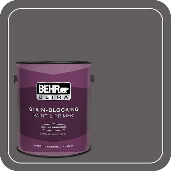 BEHR ULTRA 1 gal. #T17-10 Shades On Extra Durable Eggshell Enamel Interior Paint & Primer (2)