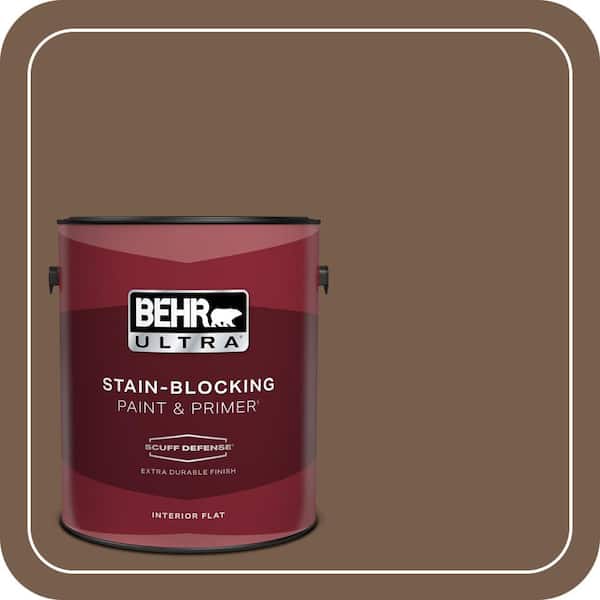 BEHR PREMIUM PLUS #250F-7 Melted Chocolate Enamel Low Odor & Primer (3)