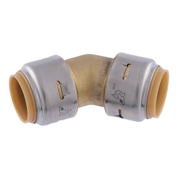 SharkBite Max 3/4 in. Push-to-Connect Brass 45-Degree Elbow Fitting (2)