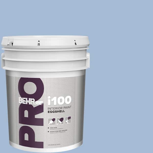 BEHR PRO 5 gal. #M530-3 Perennial Blue Eggshell Interior Paint (2)