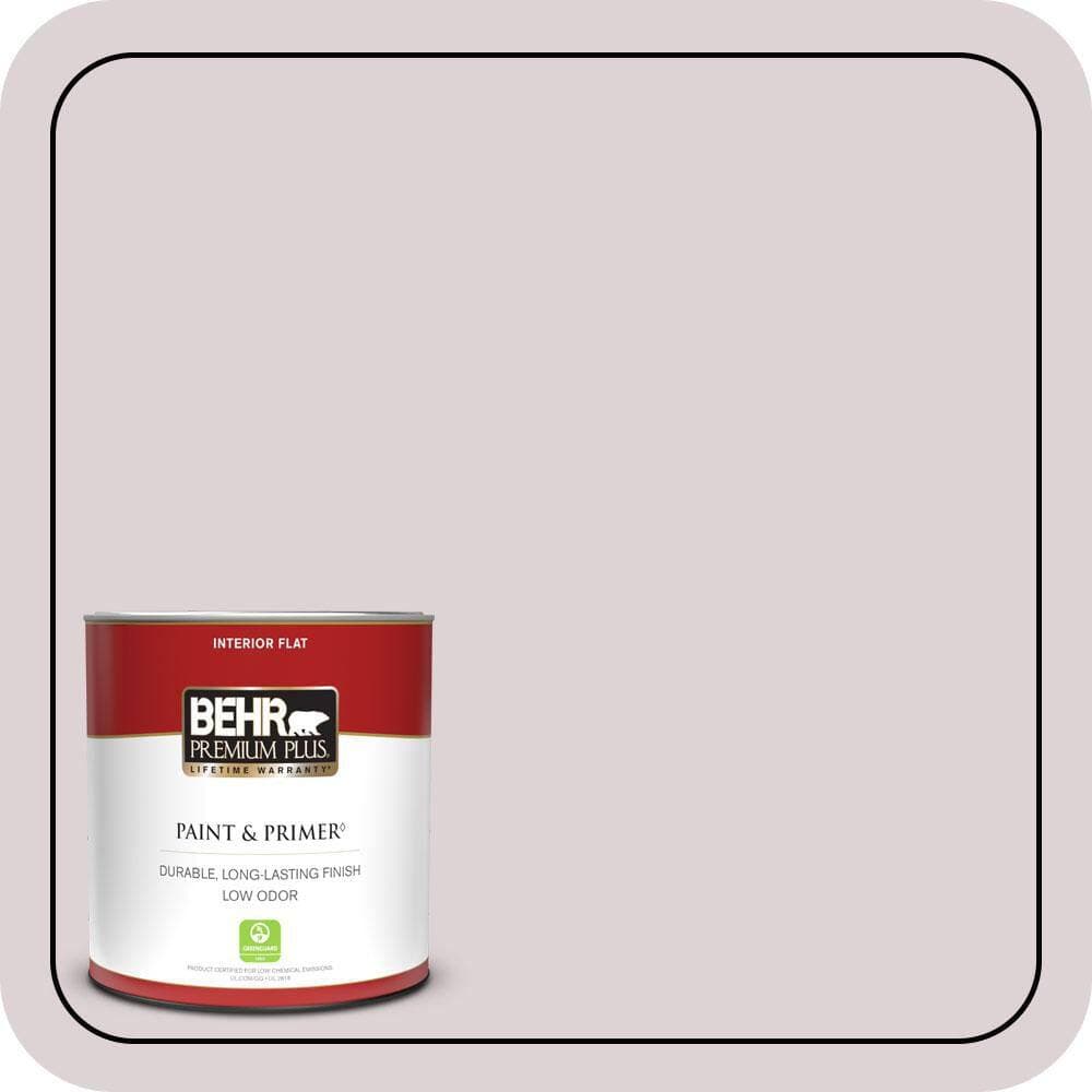 BEHR PREMIUM PLUS #100E-2 Mauve Mist Enamel Low Odor & Primer (1)