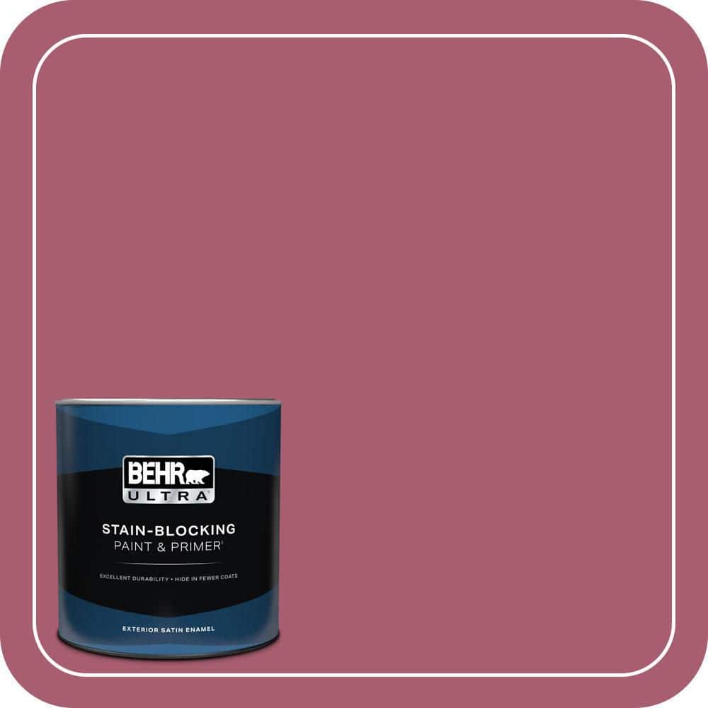BEHR ULTRA 1 qt. #MQ1-07 Shine Baby Shine Satin Enamel Exterior Paint & Primer
