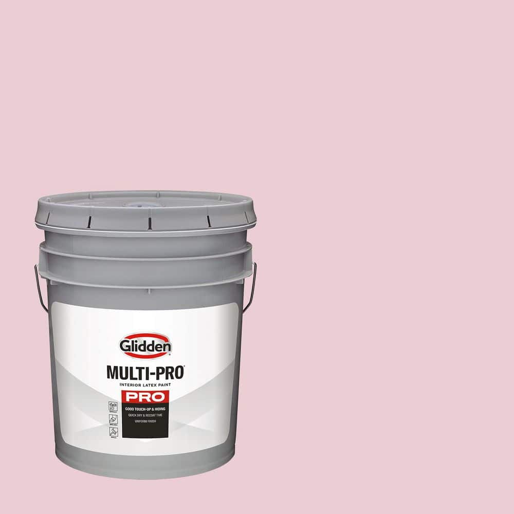 Glidden Multi-Pro 5 gal. PPG1050-2 Pink Pail Eggshell Interior Paint