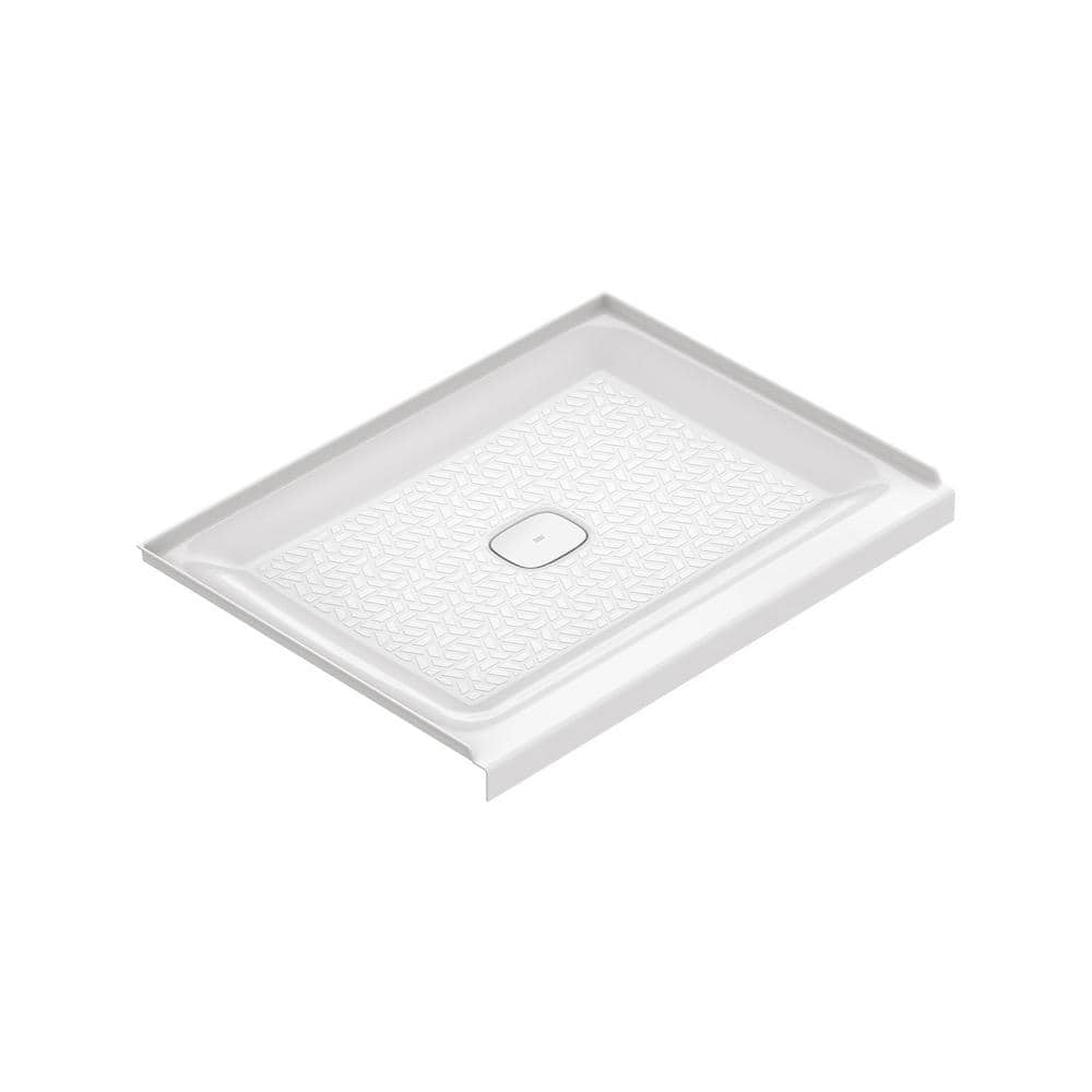 American Standard Aspirations 48 in. L x 36 in. W Single Threshold Alcove Shower Pan Base with Center Drain in White (1)