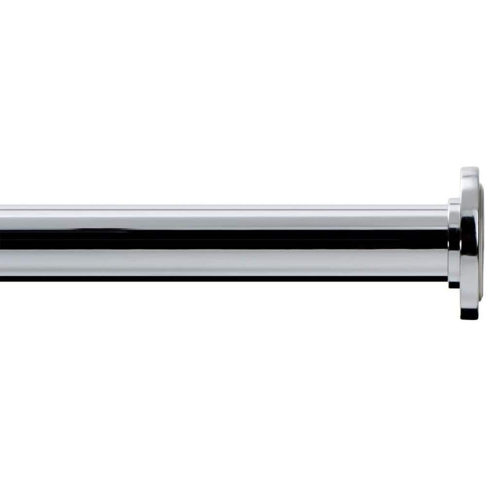 Dyiom Tension Curtain Rod - Spring Tension Rod for Windows or Shower, 24 to 36 In. Chrome (3)