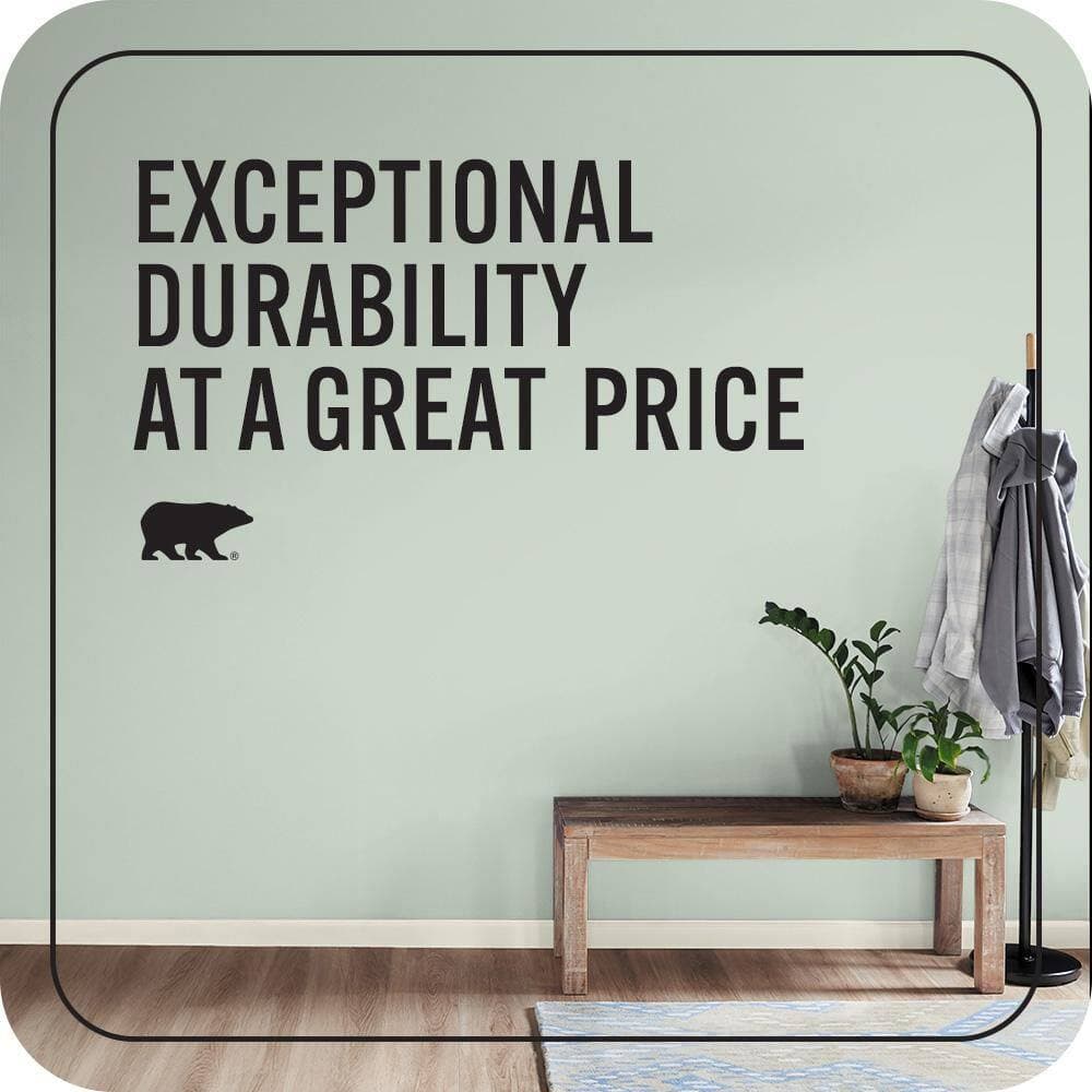 BEHR PREMIUM PLUS #N400-2 Frosted Sage Enamel EcoMix Plant-Based & Primer (4)
