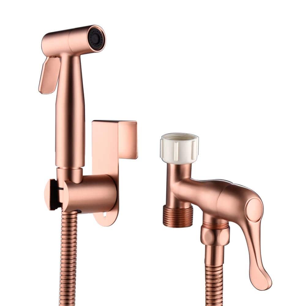 Unbranded Bath Bidet Sprayer Handheld Bidet Attachment for Toilet, Anti-rust and Anti-corrosion, Rose Gold