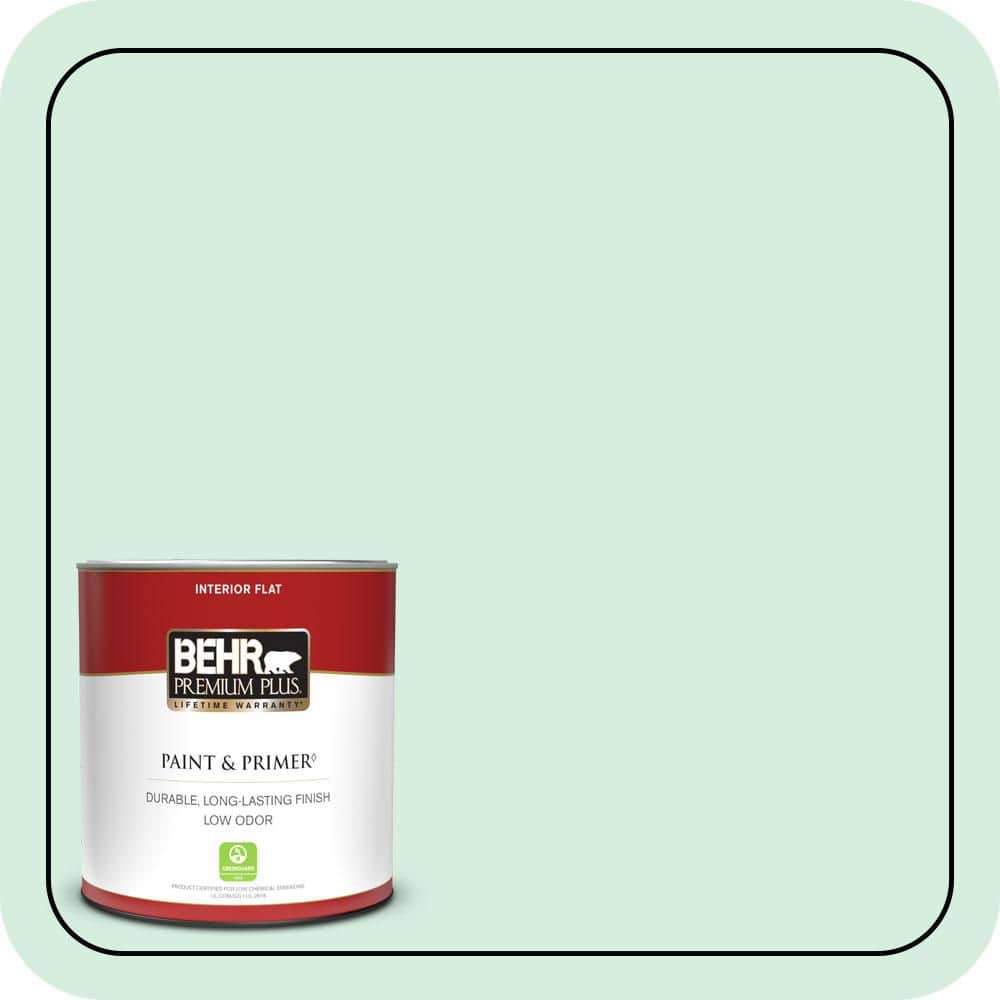 BEHR PREMIUM PLUS #470C-2 Winter Fresh Enamel Interior/ & Primer Color Sample (1)