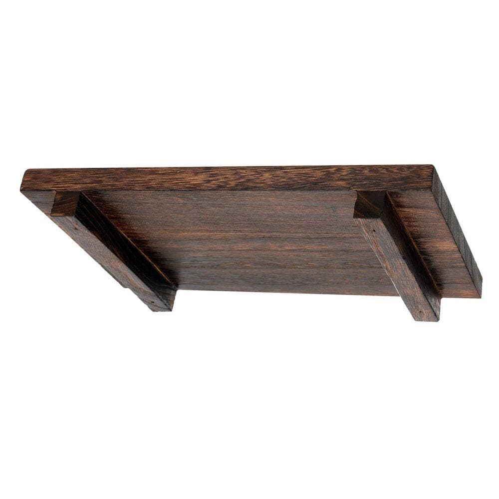 Unbranded Paulownia Wood Riser Soap Tray Countertop Bathroom Counter Organizer Pedestal Stand for Sink Display (2)