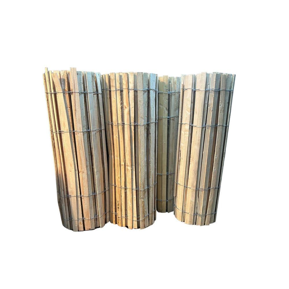 HDX 1/4 in. x 4 ft. x 50 ft. Natural Wood Snow Fence (3)