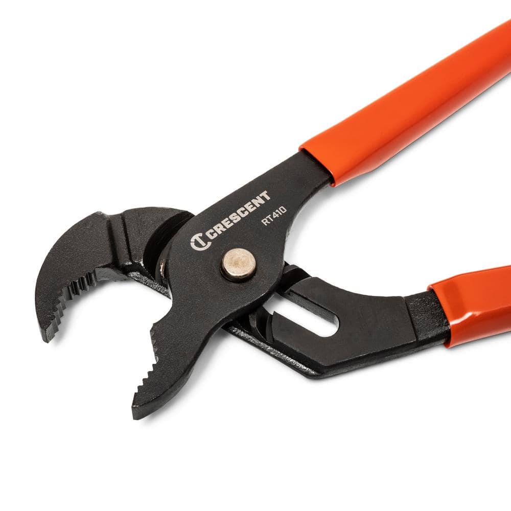 Crescent 10 in. V-Jaw Tongue and Groove Pliers with Dipped Grips (2)