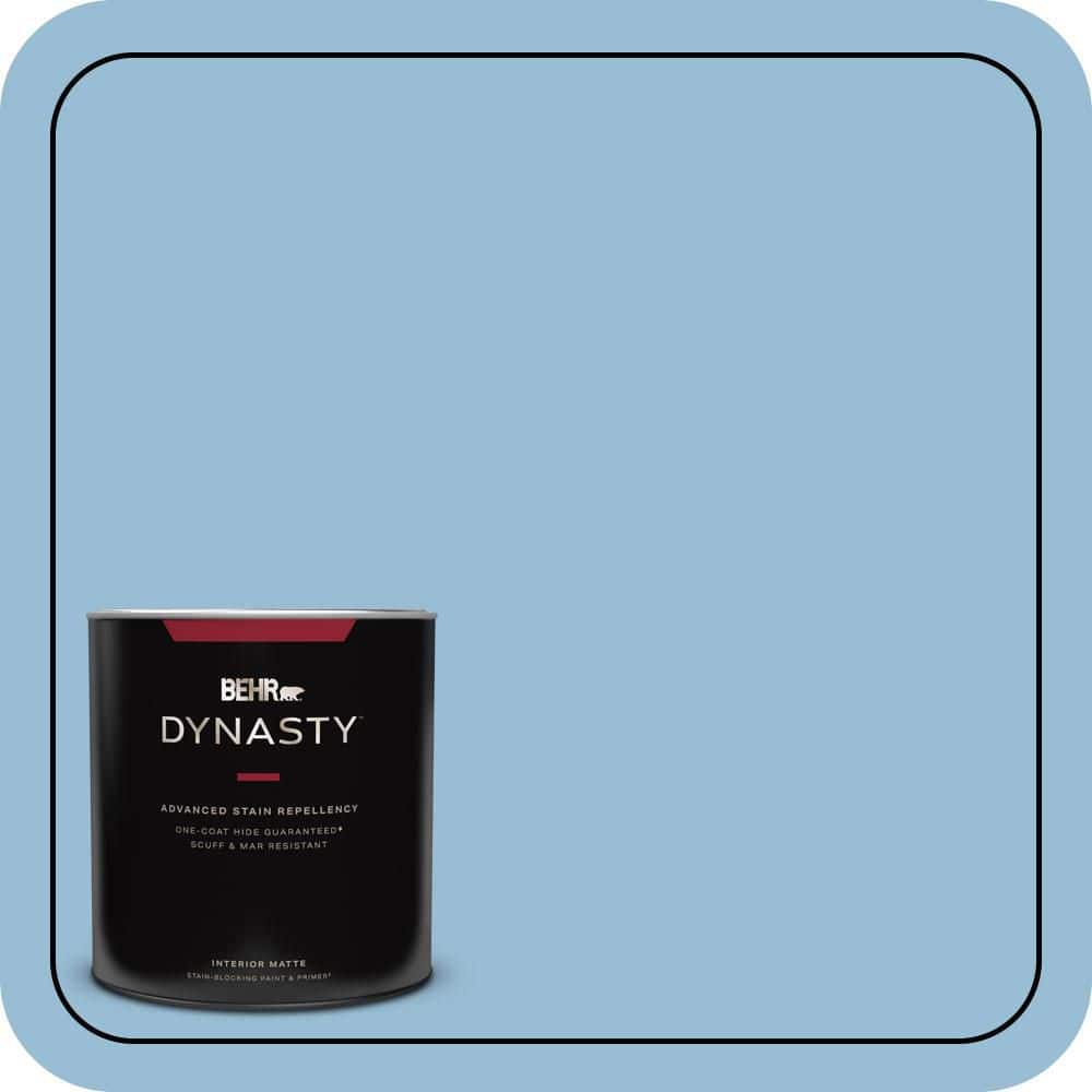 BEHR DYNASTY 1 qt. #PPU14-11 Gentle Sky Matte Interior Stain-Blocking Paint & Primer