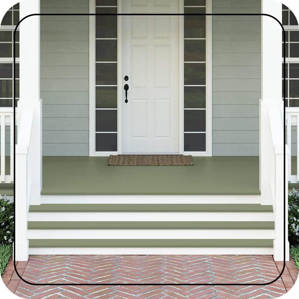 BEHR PREMIUM #420F-5 Textured Low-Lustre Enamel Interior/Exterior Porch and Patio Anti-Slip Floor Paint (2)