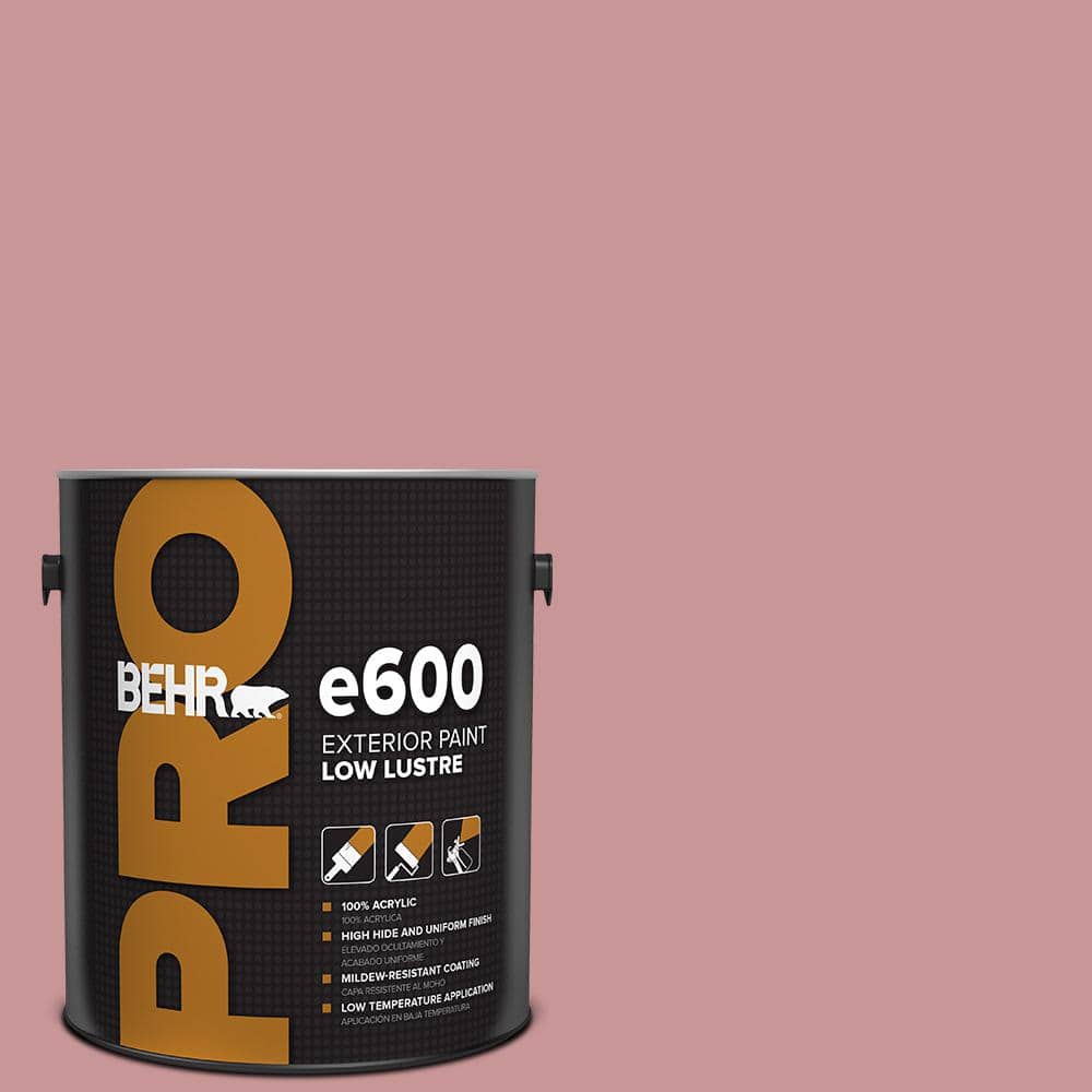 BEHR PRO 1 Gal. #S140-4A Dusty Rose Low Luster Exterior Paint