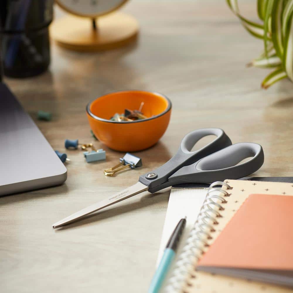 Fiskars Everyday 8 in. Titanium Scissors with SoftGrip (2-Piece) (2)
