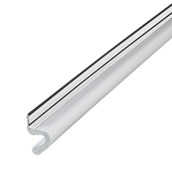 M-D Building Products 81 in. White Vinyl-coated Foam Top and Sides Door Seal for Doors with Kerf/Channel (2)